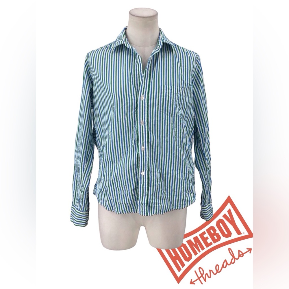 Frank & Eileen Green Casual Button Down Shirt
Size s